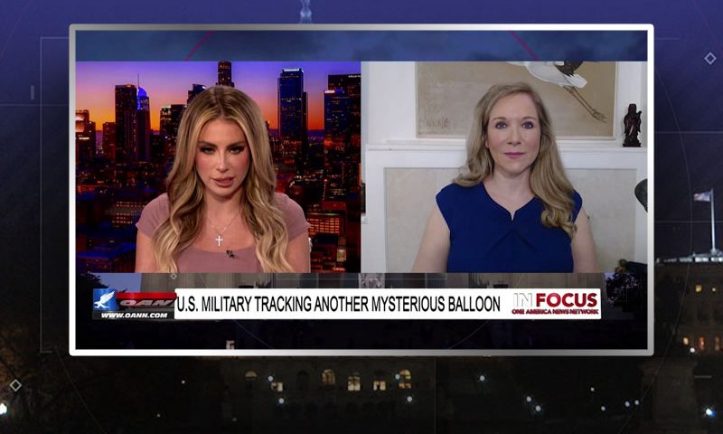 Video still from USMC GySgt (Ret). Jessie Jane Duff's interview with In Focus on One America News Network