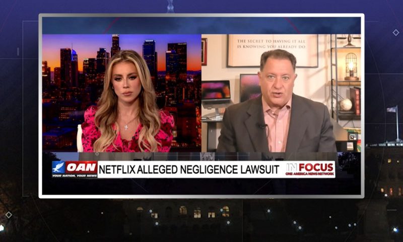 Video still from Bob Bianchi's interview with In Focus on One America News Network