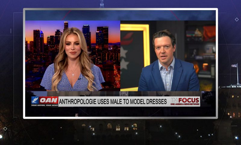 Video still from Ryan Helfenbein's interview with In Focus on One America News Network