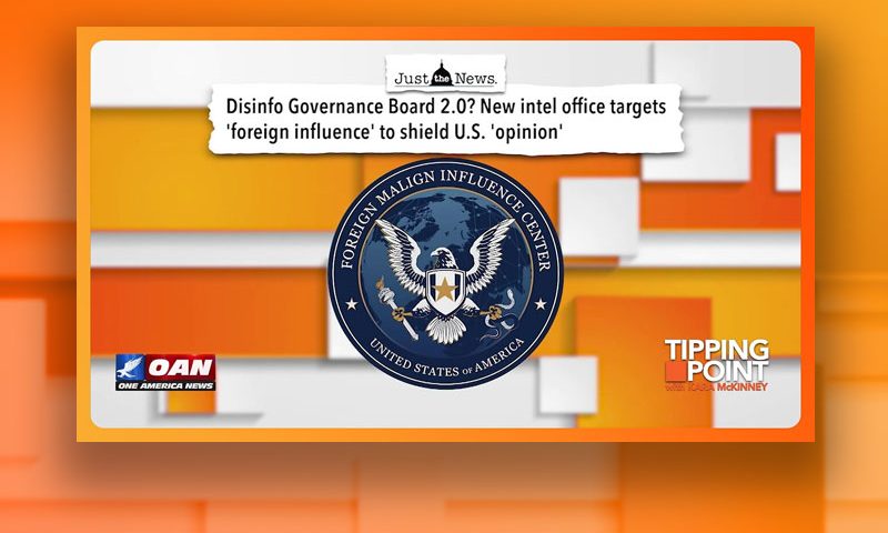 Video still from Tipping Point on One America News Network