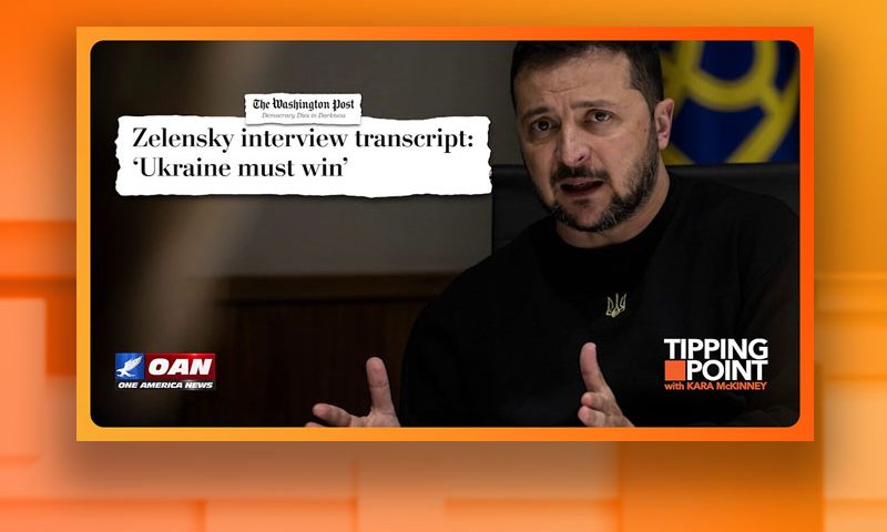 Video still from Tipping Point on One America News Network
