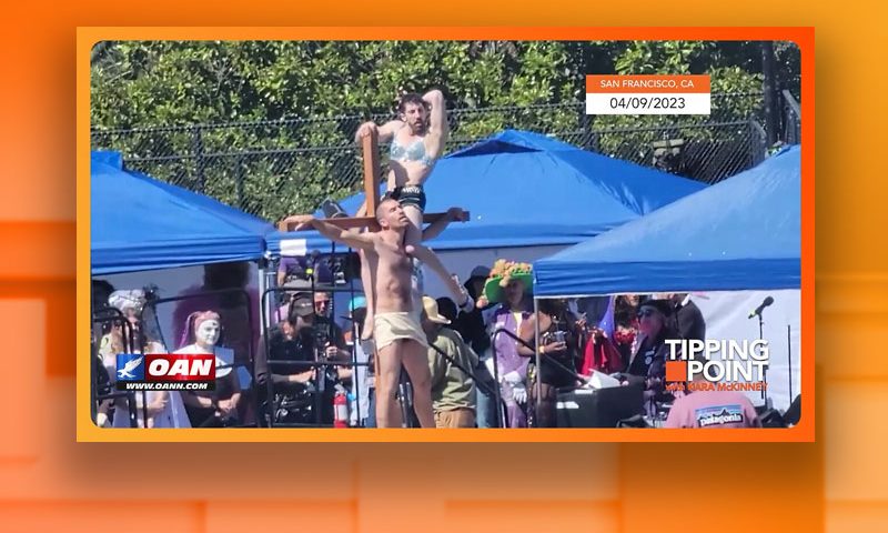 Video still from Tipping Point on One America News Network