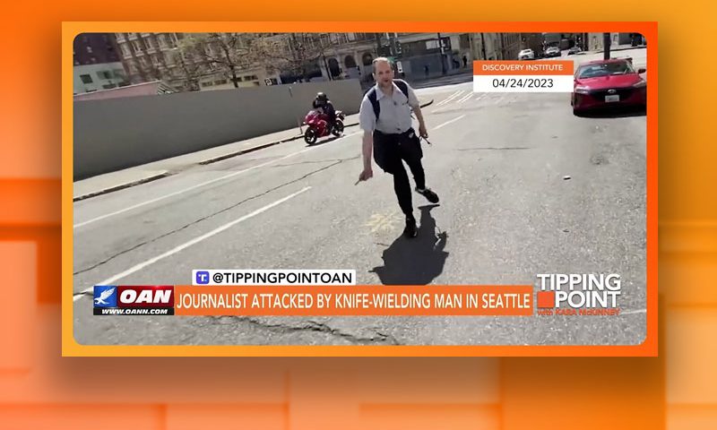 Video still from Tipping Point on One America News Network