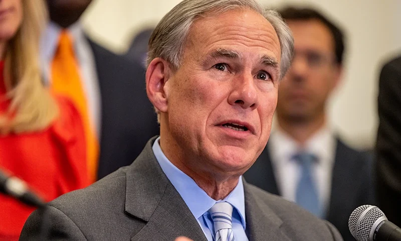 AUSTIN, TEXAS - MARCH 15: Texas Gov. Greg Abbott speaks during a news conference on March 15, 2023 in Austin, Texas. Gov. Abbott and state officials attended a news conference where they discussed the proposed Texas Helpful Incentives to Produce Semiconductors (CHIPS) Act legislation. (Photo by Brandon Bell/Getty Images)