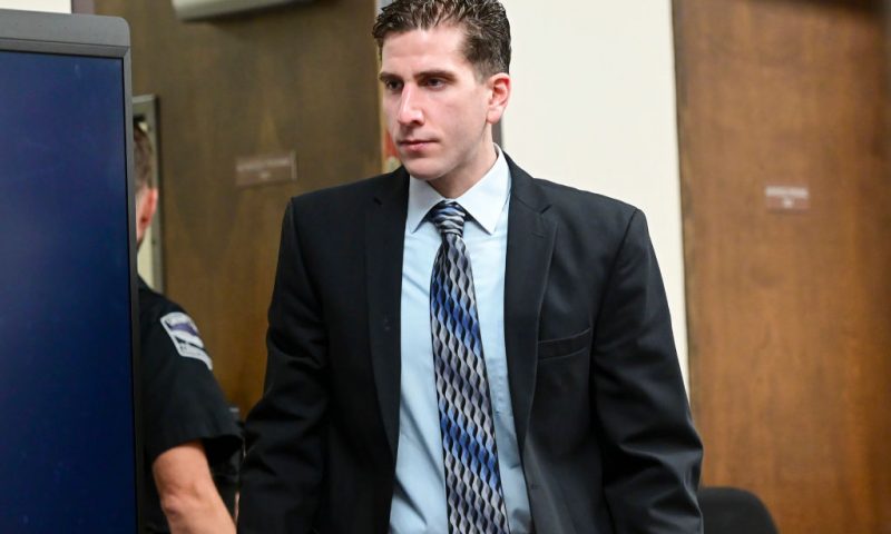 MOSCOW, IDAHO - JUNE 09: Defendant Bryan Kohberger enters the courtroom for a motion hearing regarding a gag order in Latah County District Court on June 9, 2023 in Moscow, Idaho. Kohberger is accused of killing four University of Idaho students in November 2022. (Photo by Zach Wilkinson-Pool/Getty Images)