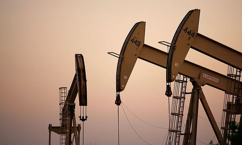 CULVER CITY, CA - APRIL 25: Oil rigs extract petroleum as the price of crude oil rises to nearly $120 per barrel, prompting oil companies to reopen numerous wells across the nation that were considered tapped out and unprofitable decades ago when oil sold for one-fifth the price or less, on April 25, 2008 in the Los Angeles area community of Culver City, California. Many of the old unprofitable wells, known as "stripper wells", are located in urban areas where home owners are often outraged by the noise, smell, and possible environmental hazards associated with living so close to renewed oil drilling. Since homeowners usually do not own the mineral rights under their land, oil firms can drill at an angle to go under homes regardless of the desires of residents. Using expensive new technology and drilling techniques, California producers have reversed a long decline of about 5 percent annually with an increased crude flow of about 2 1/2 million barrels in 2007 for the first time in years. (Photo by David McNew/Getty Images)