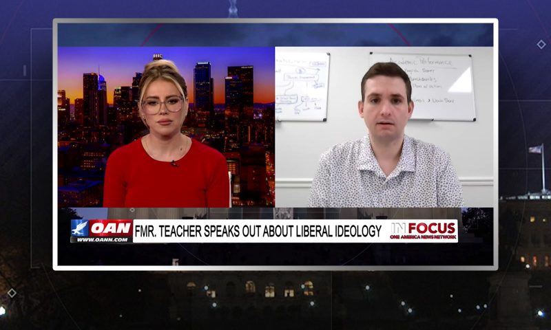 Video still from Frank McCormick's interview with In Focus on One America News Network