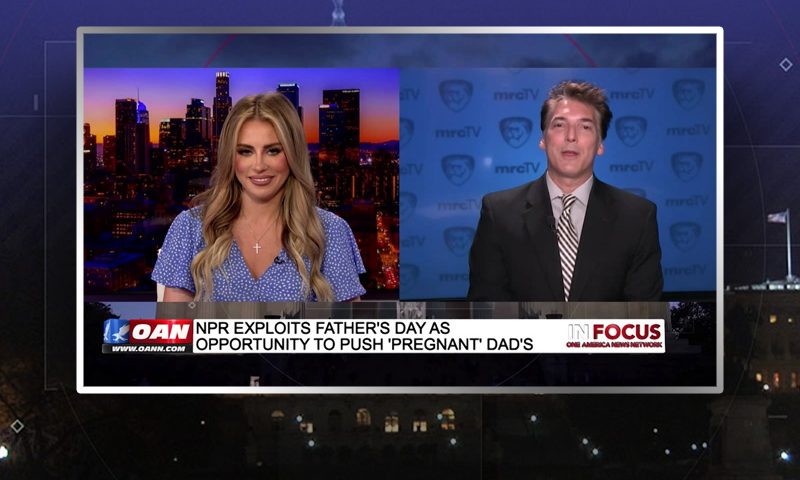 Video still from Eric Scheiner's interview with In Focus on One America News Network