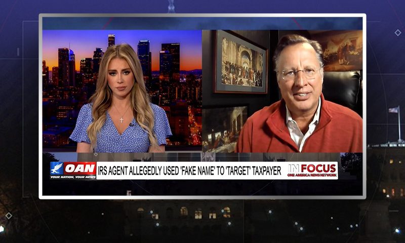 Video still from Dr. Dave Brat's interview with In Focus on One America News Network