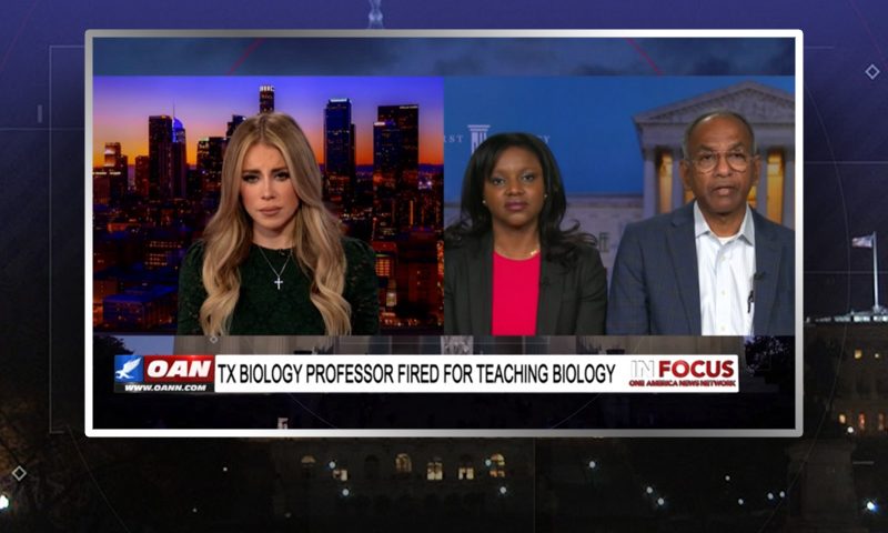 Video still from Dr. Johnson Varkey's interview with In Focus on One America News Network
