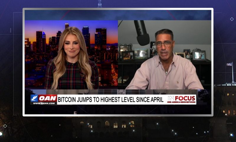 Video still from Chris Markowski's interview with In Focus on One America News Network