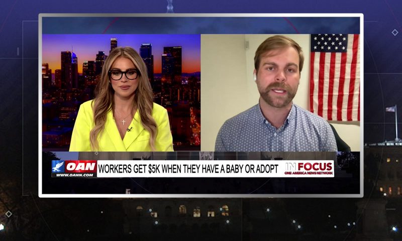 Video still from Michael Seifert's interview with In Focus on One America News Network