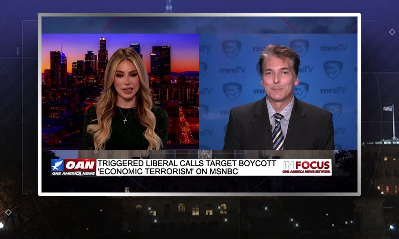 Video still from Eric Scheiner's interview with In Focus on One America News Network