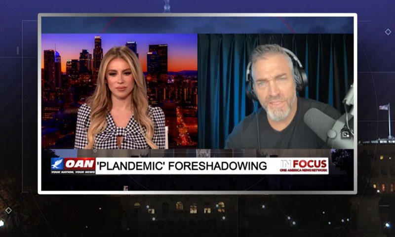 Video still from Mikki Willis' interview with In Focus on One America News Network