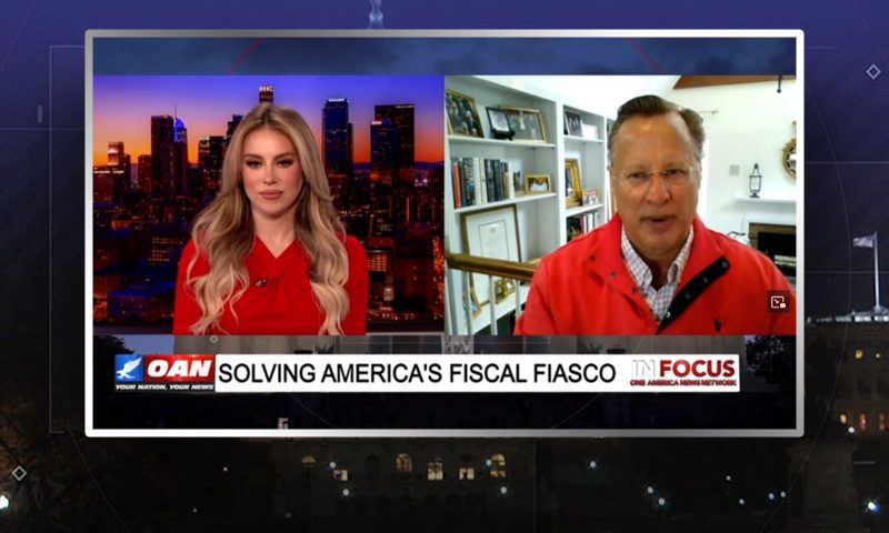 Video still from Dr. Dave Brat's interview with In Focus on One America News Network