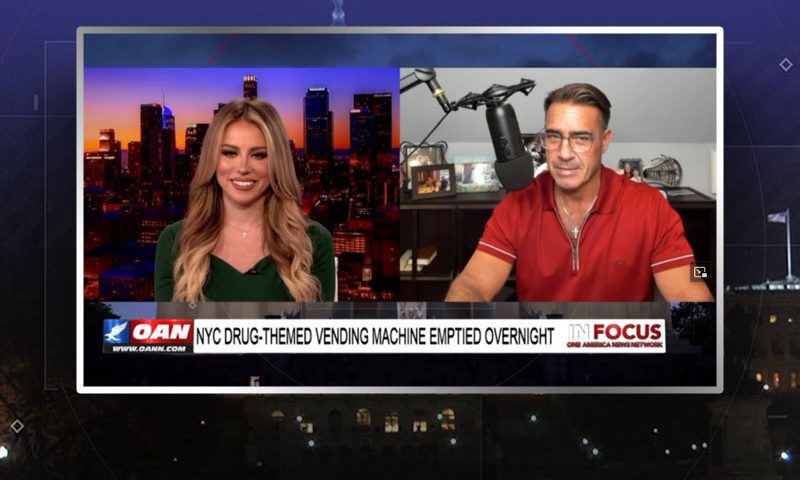 Video still from Chris Markowski's interview with In Focus on One America News Network