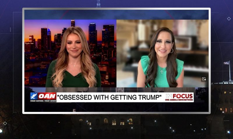 Video still from Natasha Owens' interview with In Focus on One America News Network