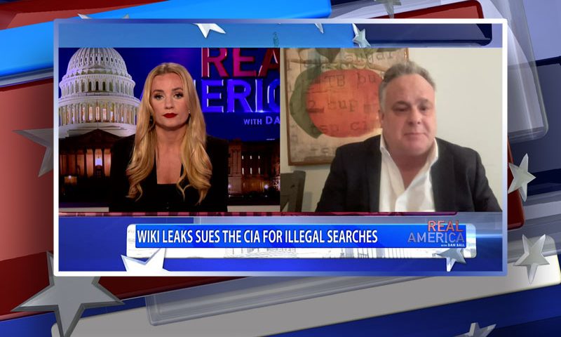 Video still from Trevor Fitzgibbon's interview with Real America on One America News Network