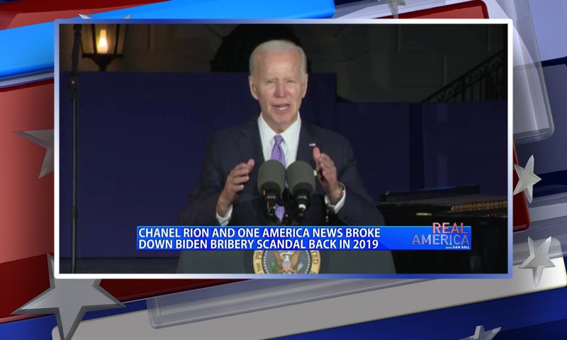 Video still from Real America on One America News Network