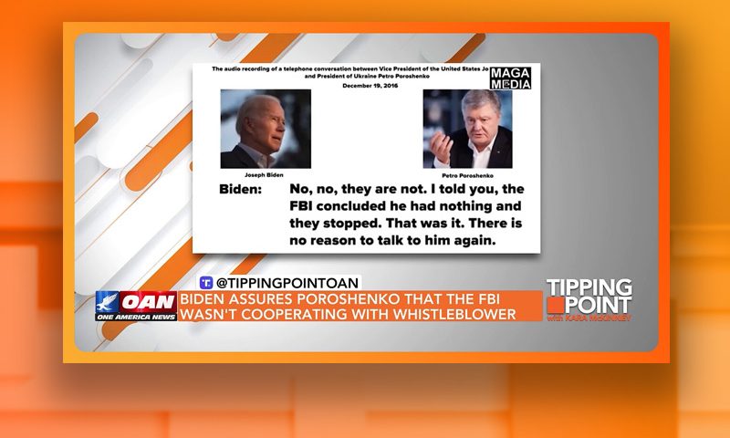 Video still from Tipping Point on One America News Network