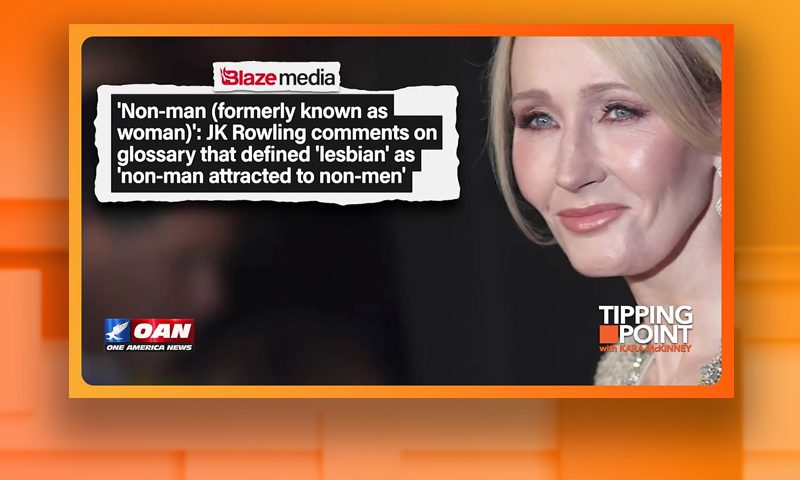 Video still from Tipping Point on One America News Network