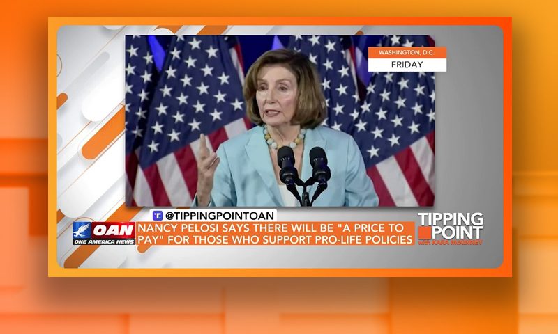 Video still from Tipping Point on One America News Network
