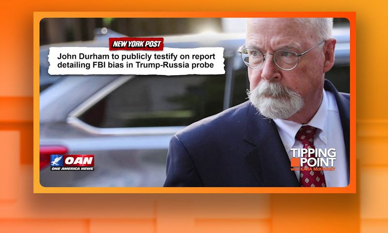 Video still from Tipping Point on One America News Network