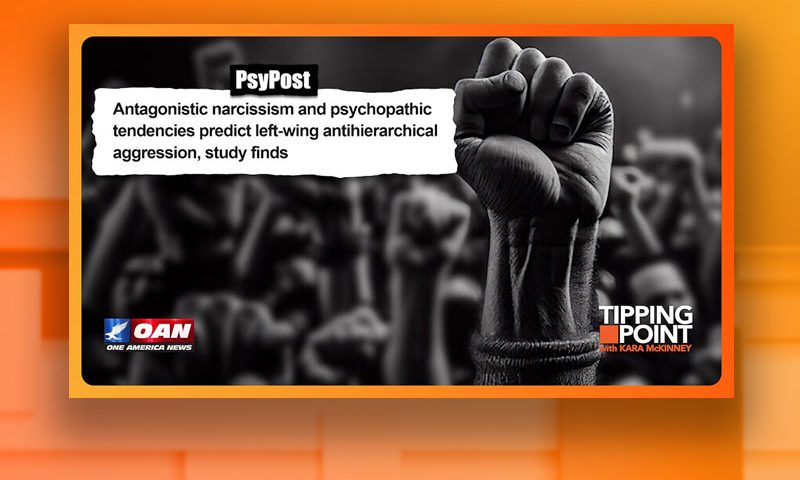 Video still from Tipping Point on One America News Network