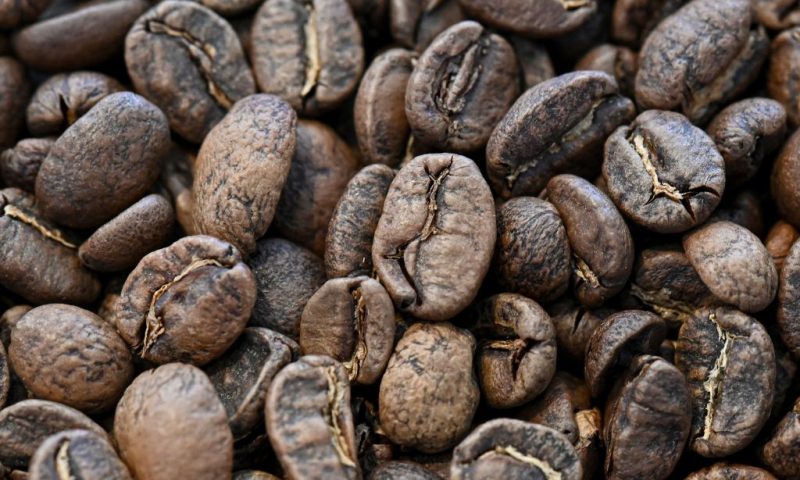 TOPSHOT - Roasted coffee beans are seen in a coffee shop in Buenos Aires, on July 19, 2022. - Argentina does not produce coffee, it imports it, but the coffee shops in Buenos Aires are an institution that identifies the city and there is even a list of "notable coffees". In the midst of the currency crisis, rise in international prices of raw materials and increase in freight costs, plus a sharp drop in international reserves, Argentines wonder if their daily habits are at risk. (Photo by Luis ROBAYO / AFP) (Photo by LUIS ROBAYO/AFP via Getty Images)