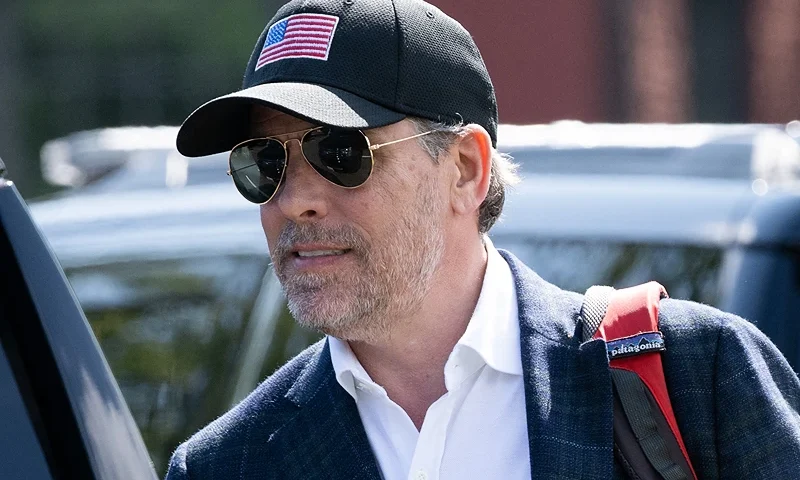 Hunter Biden walks to a waiting SUV after arriving with US President Joe Biden on Marine One at Fort McNair in Washington, DC, July 4, 2023, as they return to Washington after spending the weekend at Camp David, the presidential retreat in Maryland. (Photo by SAUL LOEB / AFP) (Photo by SAUL LOEB/AFP via Getty Images)