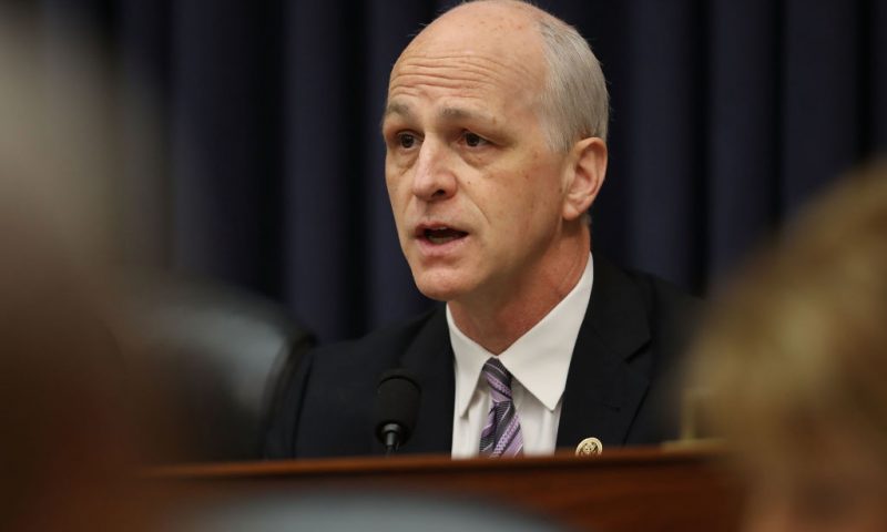 WASHINGTON, DC - APRIL 12: House Armed Services Committee ranking member Rep. Adam Smith (D-WA) questions witnesses during a hearing in the Rayburn House Office Building on Capitol Hill April 12, 2018 in Washington, DC. The Trump administration's top war-fighters, U.S. Defense Secretary James Mattis and Chairman of the Joint Chiefs of Staff Gen. Joseph Dunford, testified before the committee about their FY2019 defense budget request, the possible military response to alleged chemical attacks in Syria and other subjects. (Photo by Chip Somodevilla/Getty Images)