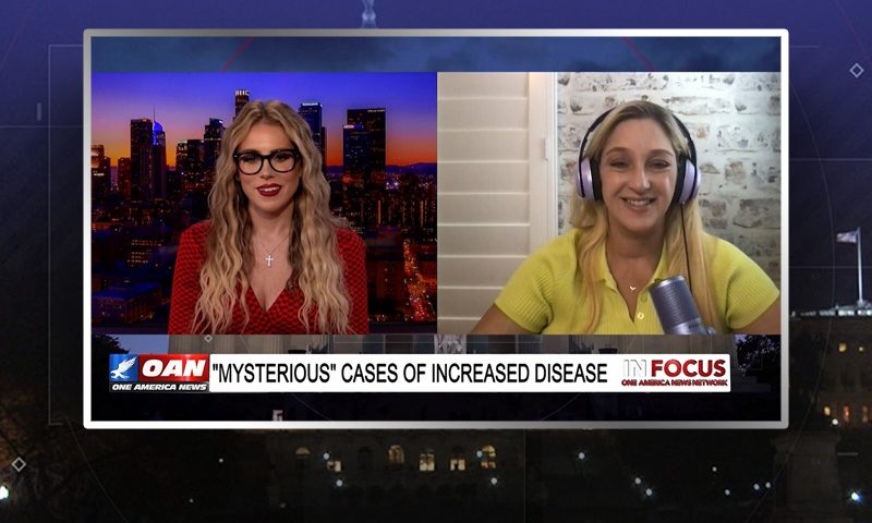 Video still from Dr. Shannon Kroner's interview with In Focus on One America News Network
