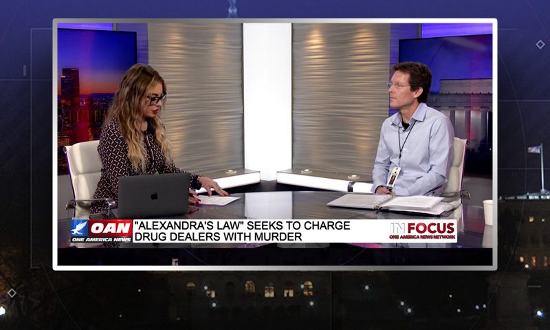 Video still from Matt Capelouto's interview with In Focus on One America News Network