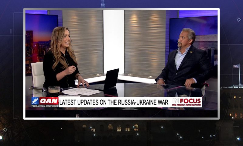 Video still from Will Spencer's interview with In Focus on One America News Network