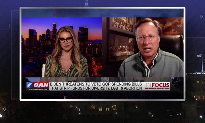 Video still from Dr. Dave Brat's interview with In Focus on One America News Network