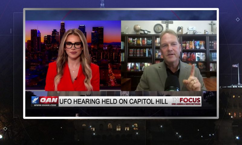 Video still from Pastor Billy Crone's interview with In Focus on One America News Network
