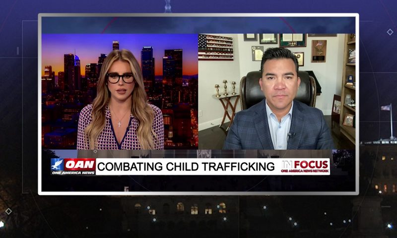 Video still from Victor Avila's interview with In Focus on One America News Network