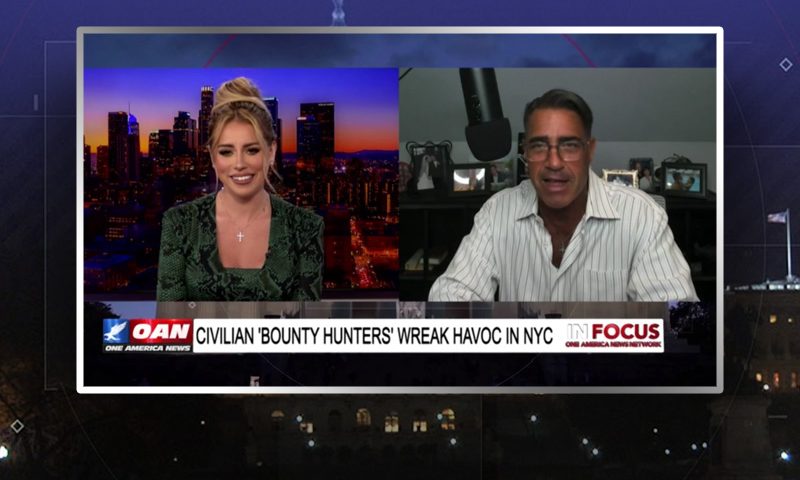 Video still from Chris Markowski's interview with In Focus on One America News Network