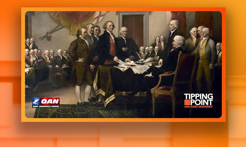 Video still from Tipping Point on One America News Network