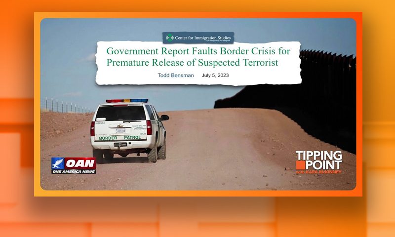 Video still from Tipping Point on One America News Network