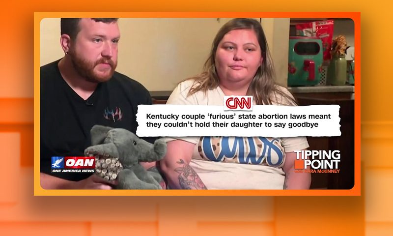 Video still from Tipping Point on One America News Network