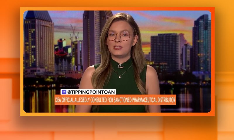 Video still from Tipping Point on One America News Network