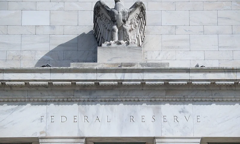 The Marriner S. Eccles Federal Reserve Board building is seen in Washington, DC, March 16, 2022. (Photo by SAUL LOEB / AFP) (Photo by SAUL LOEB/AFP via Getty Images)