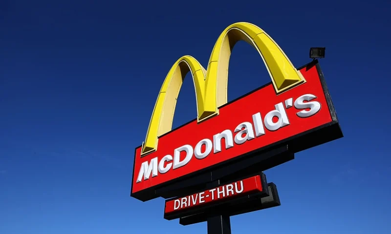 SAN FRANCISCO - FEBRUARY 09: A sign stands outside of a McDonald's restaurant February 9, 2009 in San Francisco, California. Fast food chain restaurant McDonald's reported a 7.1 percent increase in same store sales for January as people look towards cheaper food alternatives in the weakening economy. (Photo by Justin Sullivan/Getty Images)