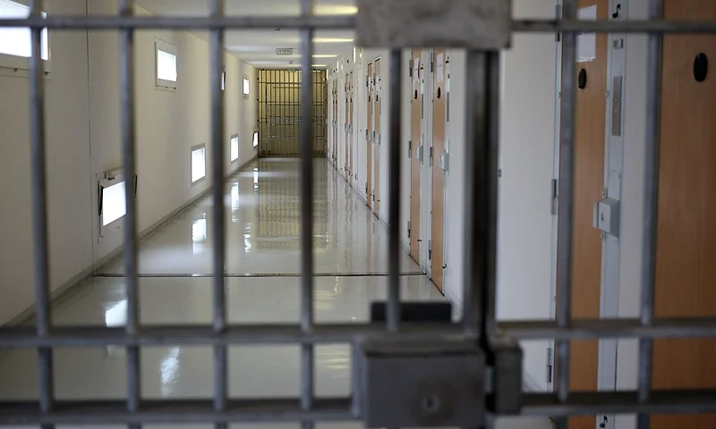 View of the Domenjod prison on October 16, 2014 in Saint-Denis de la Reunion on the French Indian Ocean island of La Reunion. AFP PHOTO RICHARD BOUHET (Photo credit should read RICHARD BOUHET/AFP via Getty Images)