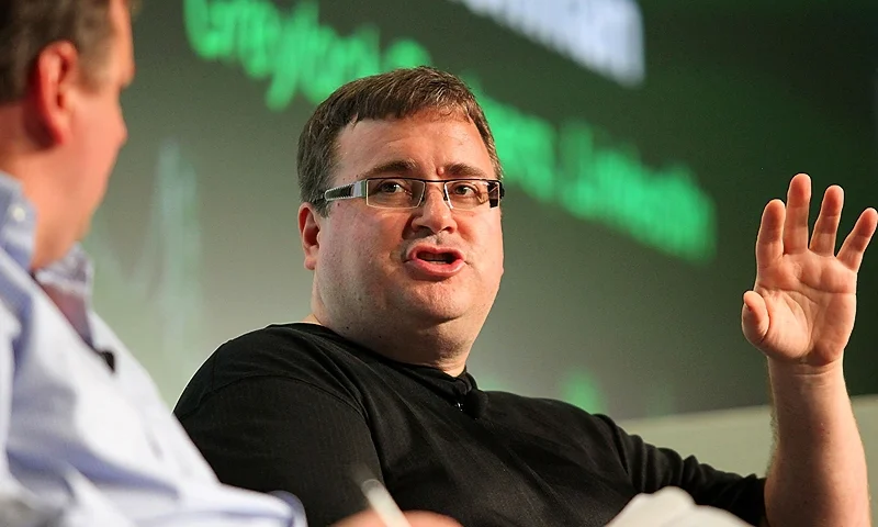 SAN FRANCISCO, CA - SEPTEMBER 10: Reid Hoffman speaks at TechCrunch Disrupt SF 2012 on September 10, 2012 in San Francisco, California. (Photo by Max Morse/Getty Images)