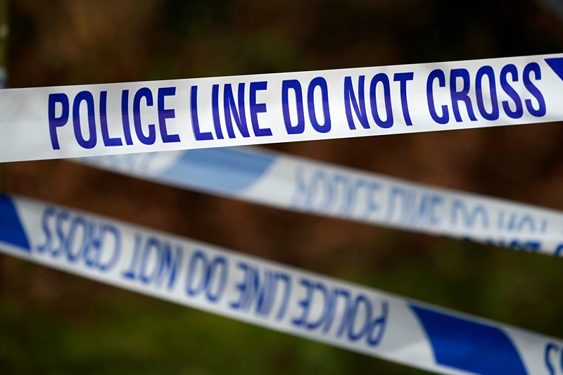 Tributes Are Laid At Burnt Out Home Where Four Children Perished
STAFFORD, ENGLAND - FEBRUARY 06: A police cordon surrounds the scene of a house fire in Sycamore Lane, Stafford, which claimed the lives of four children yesterday, on February 06, 2019 in Stafford, England. Police have named the four children who died as Keegan Unitt, aged 6, Tilly Unitt, 4, Olly Unitt, 3, and their older brother Riley Holt, 8. Two adults and another child are being treated in hospital. (Photo by Christopher Furlong/Getty Images)