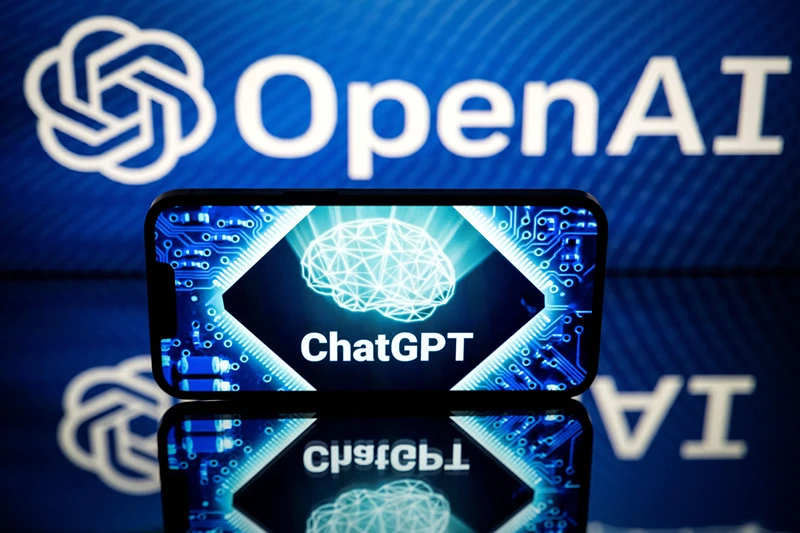 FRANCE-TECHNOLOGY-IT-AI
This picture taken on January 23, 2023 in Toulouse, southwestern France, shows screens displaying the logos of OpenAI and ChatGPT. - ChatGPT is a conversational artificial intelligence software application developed by OpenAI. (Photo by Lionel BONAVENTURE / AFP) (Photo by LIONEL BONAVENTURE/AFP via Getty Images)