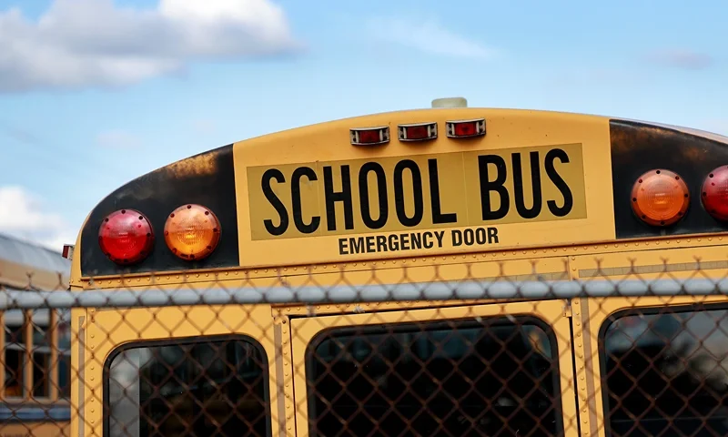 Florida Board Of Education Extends Ban On Teaching Gender Identity And Sexuality PEMBROKE PINES, FLORIDA - APRIL 19: A school bus is shown parked at a depot on April 19, 2023 in Pembroke Pines, Florida. The Florida Board of Education today approved banning discussion in the classroom of sexual orientation and gender identity for all grades through 12th grade, an expansion of what critics call the “Don’t Say Gay” law. (Photo by Joe Raedle/Getty Images)