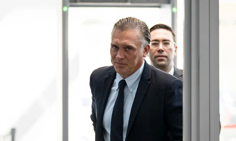 Devon Archer, a former business associate of Hunter Biden, arrives for closed-door testimony with the House Oversight Committee at the O'Neill House Office Building July 31, 2023 in Washington, DC. Republicans are expected to ask Archer if U.S. President Joe Biden was involved in business dealings with his son Hunter Biden during his time as Vice President. (Photo by Drew Angerer/Getty Images)